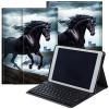 DEGDFSGR for Samsung Galaxy Tab A8 10.5 Case with Keyboard, Detachable Wireless Keyboard Magnetic Closure Protective Cover Case for Samsung Tab A8 2022[SM-X200 X205 X207], Running Horse view 1