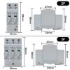 Power Surge Arrester Low Voltage House 2P 3P Surge Voltage Protection DC 12V 24V 48V 500V 800V 1000V 40KA 1Pcs(DC1000V 20-40KA) view 3