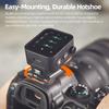 GodoxX3 O Touch Screen Wireless Flash Guide TLL auto metering high-Speed sync Built-in Lithium Battery Flash Studio Light Wireless Trigger Support Fast Charging X NONO (godox Xpro/XProII/X2T Upgrade) view 4
