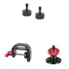 CAMVATE 1/4"-20 Thread Thumb Screw + 1/4"-20 Male Thread Screw Mount + C-Clamp view 1