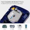 6 X Compatible with M-K231s Brother Label Tape 12mm 0.47, Replacement for Brother P Touch M Tape M-K231 MK231 Label Maker Refills Black on White for Ptouch PT-M95 PT-70BM PT65 PT-90 PT-85 45 view 2