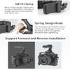 Nitze Lil Stinger II Handle Camera Top Handle with NATO Clamp NATO Handle with Built-in Anti-Off Cold Shoe PA28M-D1 view 4