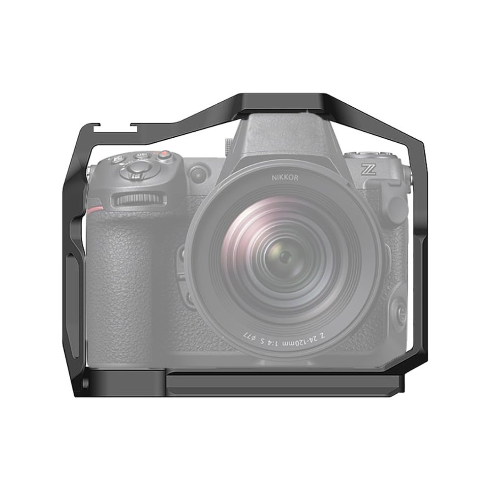 BGNing Camera Cage Metal Stabilizer Rig for Z8 Protective Frame with Cold Shoe 1/4 Threads Holes Camera Photography Accessories