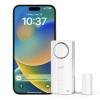 Onvis 4-in-1 Wireless Door Window Contact Sensor for Alarm System and Smart Home Automation ,Thermometer, Hygrometer, Only Works with Apple HomeKit (Thread) -Need to Upgrade The Firmware to 1.6.6 view 1
