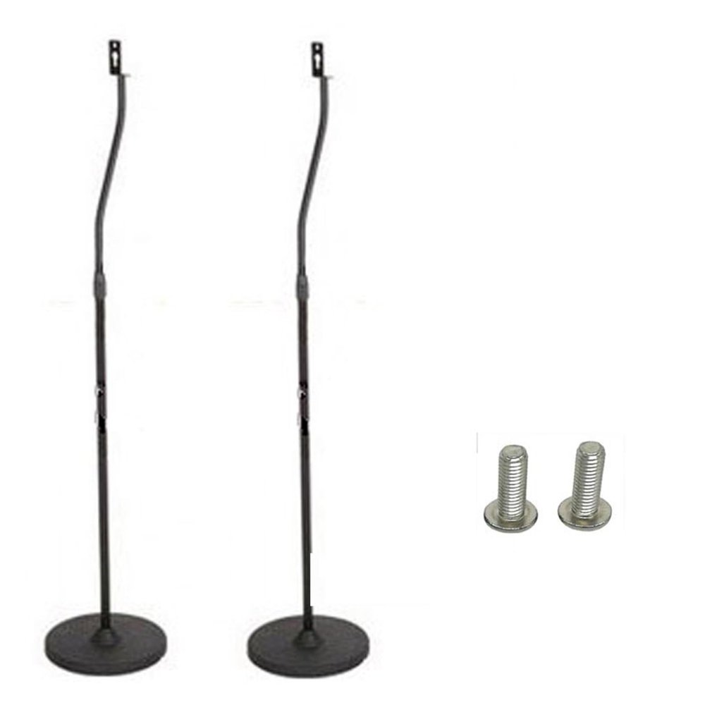 AVXANKTG 1 Pair DL-SF01 100CM 110CM 120CM Adjustable Surround Sound Floor Stand mounting Bracket(SF01 with Screw)