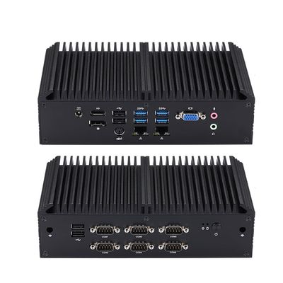 Best Desktop Pc Q1052X i5-8260U Coffee Lake, Up to 3.9GHz (8GB RAM 256GB M.2 SSD WiFi) RS232,RS485,Dual LAN,VGA/HD/DP,Auto Power On, Industrial Mini PC