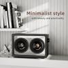 KETELESE Bluetooth Speaker, Glass Body and Unique Glass Speaker Diaphragms, 40W Minimalist Design, Crystal Clear Sound, Wireless Hi-Res Audio, Ideal for Music Lovers- Black view 4