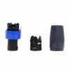 4 Pole Audio Connector XLR Extension Plug, Speaker 4 Pole Connectors for 7 to 14.5mm Cable, 4Pcs view 4