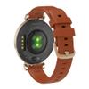 2 Pack Compatible with Garmin Lily 2 Watch Band Only, Classic Soft Silicone Sport Replacement Wristbands for Women (Starlight+Brown) view 3