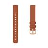 2 Pack Compatible with Garmin Lily 2 Watch Band Only, Classic Soft Silicone Sport Replacement Wristbands for Women (Starlight+Brown) view 4