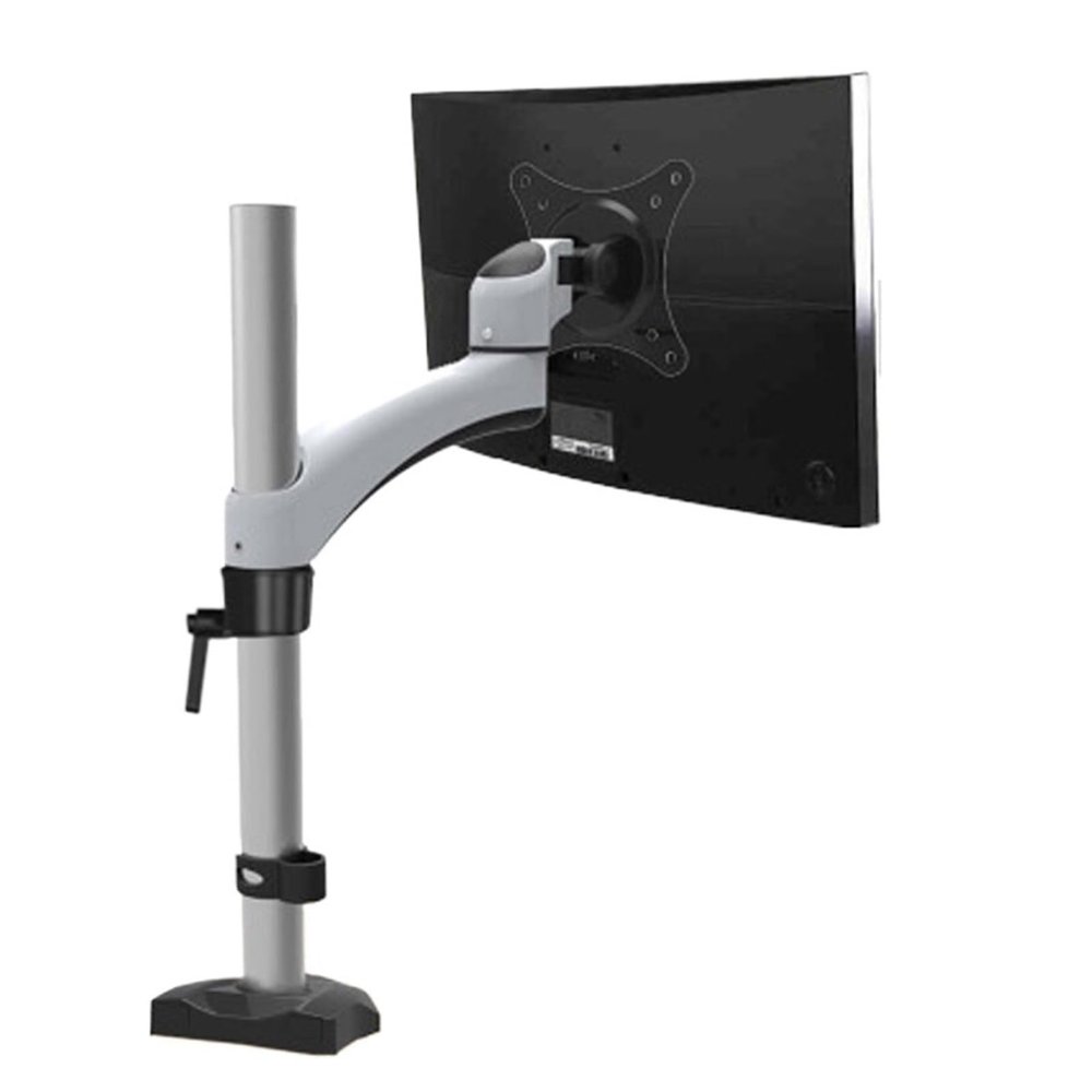 AVXANKTG DL-FE111 Height Adjustable 10"-27" LCD Monitor Desk Stand Arm Bracket 360 Degree Rotatable Computer Monitor Stand