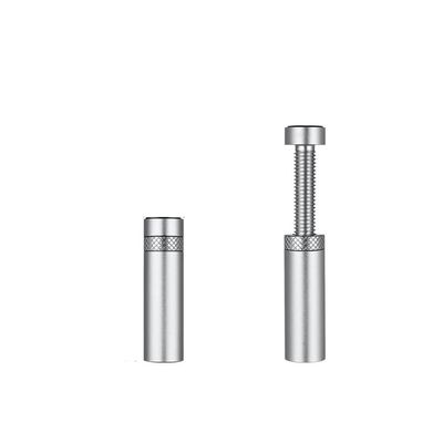 AVXANKTG 1PCS Bracket Support Adjustable Telescopic Rotating Screw Aluminum Alloy Graphics Card drooping Bracket Jack Desktop Computer case 49-80mm(Silvery)