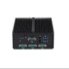 Qotom High-Performance Mini PC Q31011P Celeron 5205U CPU,1.9GHz 15W (8GB RAM 256GB M.2 SSD) 4*RS-232,6*USB,Dual NIC,WIN10/11 Fanless Aluminium Alloy Shell view 1