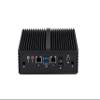 Qotom High-Performance Mini PC Q31011P Celeron 5205U CPU,1.9GHz 15W (8GB RAM 256GB M.2 SSD) 4*RS-232,6*USB,Dual NIC,WIN10/11 Fanless Aluminium Alloy Shell view 2