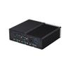 Qotom High-Performance Mini PC Q31011P Celeron 5205U CPU,1.9GHz 15W (8GB RAM 256GB M.2 SSD) 4*RS-232,6*USB,Dual NIC,WIN10/11 Fanless Aluminium Alloy Shell view 3