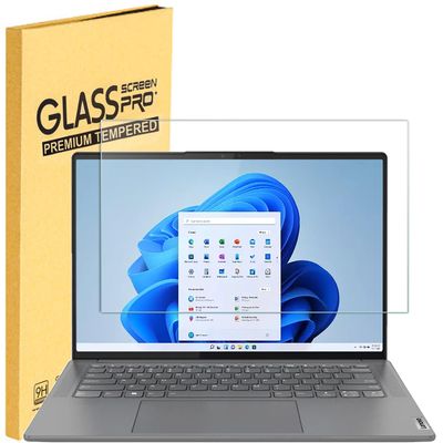 14.5 inch Tempered Glass Screen Protector for Lenovo Yoga Pro 7 / 7i & Yoga Slim 7 & Yoga Slim 7 Pro X & Yoga Pro 9i/Slim Pro 9i & ThinkPad P14s & Legion Slim 5 14.5" 9H Hardness, Ultra Clear Scratch Resistant