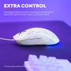 Trust Gaming GXT 928W Helox White Gaming Mouse, Superlight USB Wired Mouse 65g, Adjustable DPI (200-6400), Optical Sensor, 6 Programmable Buttons, RGB LED Lighting, Gaming PC Gaming Laptop MacBook view 4