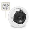 Sound Town Commercial Restaurant Bluetooth Amplifier + Pendant Speaker Set, with One 6-Zone 70V/100V Amplifier with Bluetooth, 12 x Weather-Resistant 6.5-Inch Pendant Speakers, White (STCA360X12PD6W) view 4