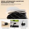 6 Pack Magnetic Cable Clips, Cable Smooth Adjustable Cord Organizer Holder, Hide Phone Charging Cable Keeper, Strong Adhesive Wire Charger Holder for Nightstand, Desk, Car, Office Supplies view 4