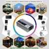 1000W (Peak 2000W) Power Inverter Voltage Converter,DC to AC 12V/24V to 110V-220V, with USB Charging Ports and AC Outlet,for Laptops, Cameras, Smartphones,24vTo220v view 2