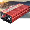 3000W Power Inverter - 12V to 110V/240V DC to AC Converter for Car, Invertor International universal socket with Battery Clamps,24Vto230V view 1