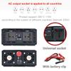 3000W Power Inverter - 12V to 110V/240V DC to AC Converter for Car, Invertor International universal socket with Battery Clamps,24Vto230V view 3