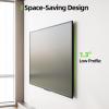 USX MOUNT Heavy Duty Fixed TV Wall Mount for 65-100 inch Flat TVs, Max Load 200 Lbs, Low Profile Bracket Fits 16" 18" 24" 32 inch Stud Spacing, Max VESA 800x600mm for Most 65 75 85 86 90 98 100 TVs view 3