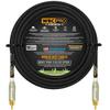 75 Foot - WBC-PRO-Quad Ultra-Silent, Ultra-Flexible, Star-Quad Center-Channel, Subwoofer Cable with Amphenol ACPR-SWH Die-Cast, Gold Plated RCA Connectors & Black Tweed Jacket  Directional Design view 1