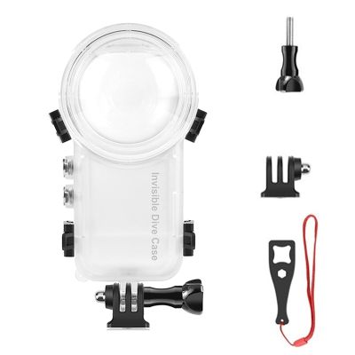 50m/164ft Waterproof Case for Insta360 X4, Fully Invisible Diving Case Underwater Photography Waterproof Protective Housing Case