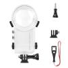 50m/164ft Waterproof Case for Insta360 X4, Fully Invisible Diving Case Underwater Photography Waterproof Protective Housing Case view 1