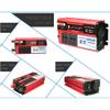 1000W 2000W Power Inverter 12V DC to 110V/240V AC Converter Dual AC Outlets and 4 2.1A USB Inverter for Laptop, Smartphone, Household Appliances in case Emergency Storm and Outage,12Vto230V-500W view 2