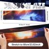 Newcotte 4 Pairs UV Sun Protection Arm Sleeves Cooling Sports Sleeve Anti Slip Ice Silk Warmers Arm Covers for Men Women(Purple,Medium) view 3