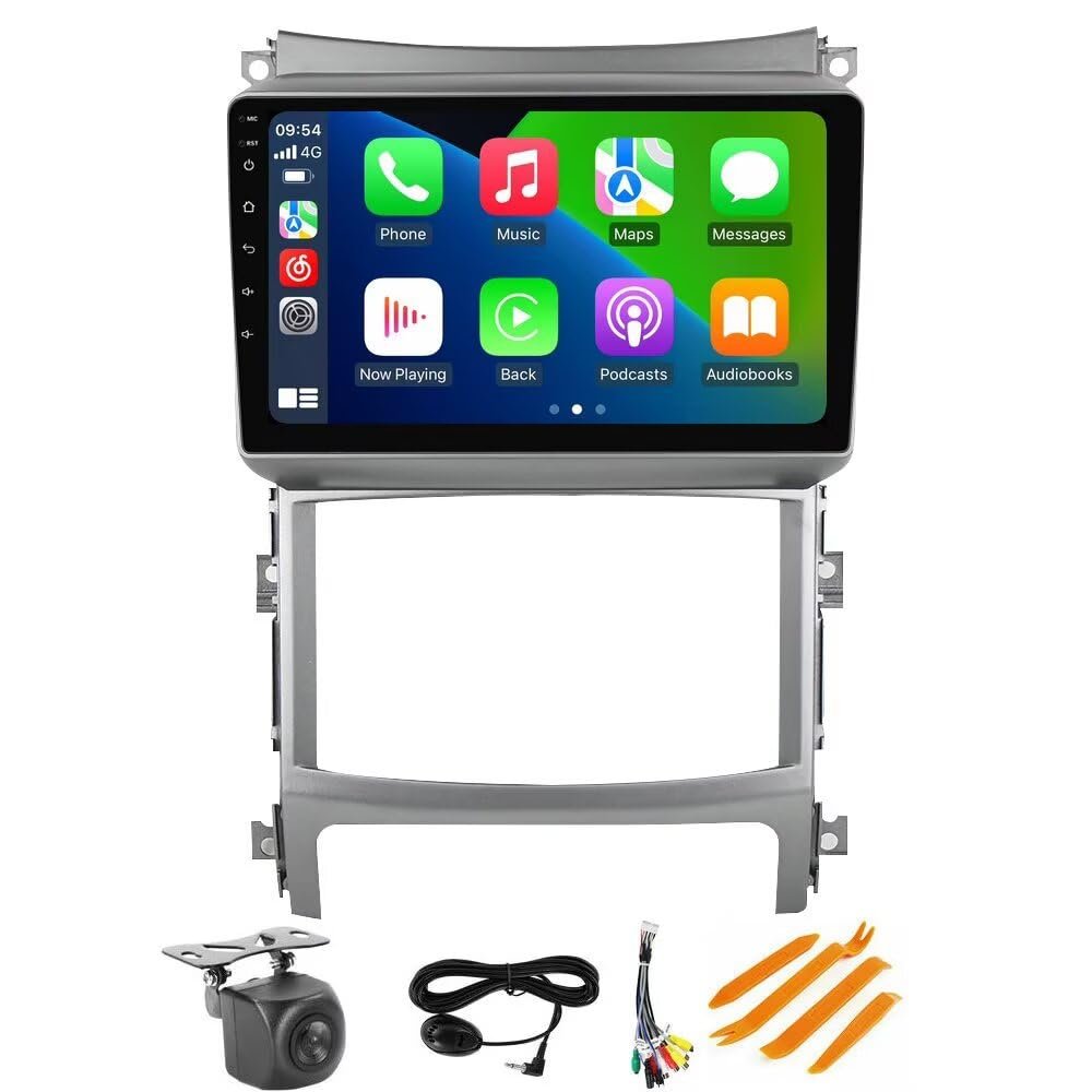 8+128GB 8Core Car Radio Stereo for Hyundai Veracruz ix55 2007-2013 Dash Kit Car GPS Navigation,9" IPS Touch Screen Head Unit with Car-Play & Android Auto/SWC/DSP/Rear View