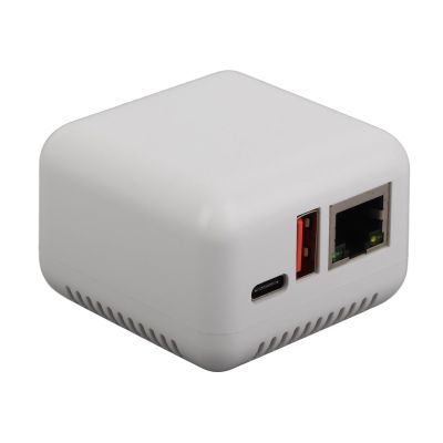 USB 2.0 Network Print Server, 5V LAN Print Share Server Adapter, Print Server for Android iOS, USB Printers, Linux 3.4 100?240V (US Plug 100?240V)