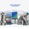 100Pcs Metal Heavy Steel Cable Tie Tool 304 Stainless Steel 0.18 x 0.01 x 10.63in Metal Tie Wrap Kit Self Locking Metal Steel For Vehicles,Farms view 4