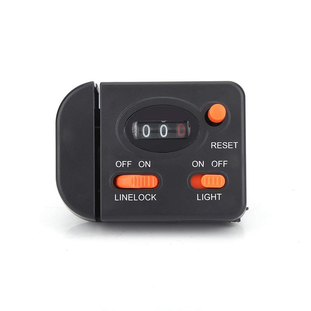 shenruifa Professional Clip on Rod Fishing Line Counter Depth Finder Digital Diaplay 99m