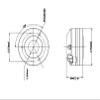 18 Sound ND1050-8 HF Compression Neo Driver 1-inch Exit Throat 50 Watts Rms 100 Watts Peak 8-Ohm Motorcycle Car Pro Audio Component Sound Speaker 1.75 inch Voice Coil view 3