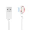 Ldabrye USB 2.0 Male to 5 Pin 12mm Space Strong Suction Cable Fast Charging Stand Cord Compatible for Smartwatch view 3