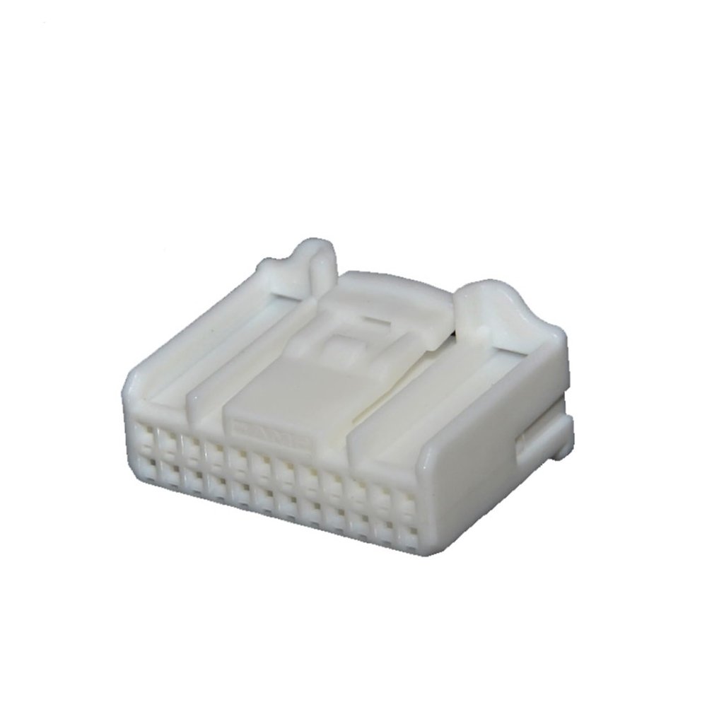 KOOFUR 1/5/10Set 24 Pin 1376103-1 1318917-1 Automotive Navigation Rearview Connector Female Male Socket DJ7241S-0.7-11/21(Female,5 Sets)