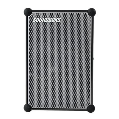 SOUNDBOKS 4  Bluetooth Performance Speaker  USB-C Charging Battery  Loudest Party Speaker with 40 Hours of Battery  Wireless and Portable Speaker - Designed in Denmark  126dB (Metallic Gray)