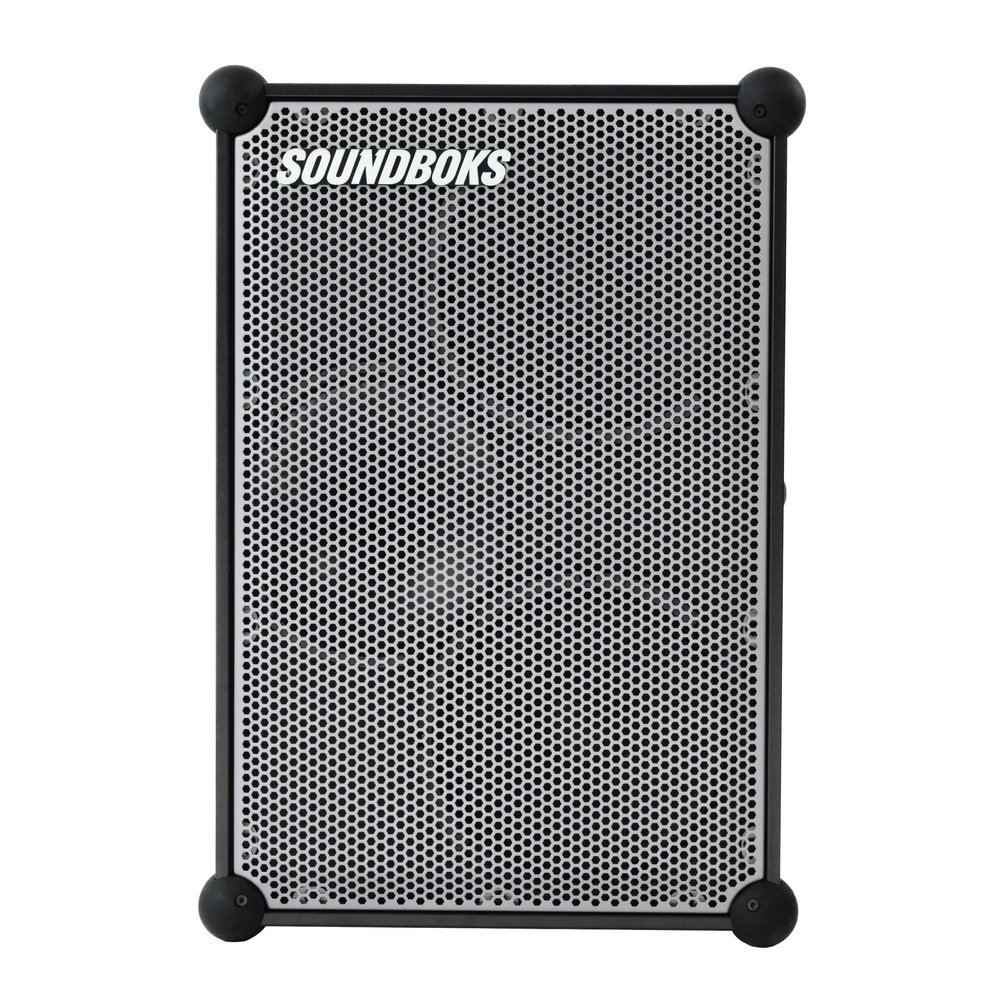 SOUNDBOKS 4  Bluetooth Performance Speaker  USB-C Charging Battery  Loudest Party Speaker with 40 Hours of Battery  Wireless and Portable Speaker - Designed in Denmark  126dB (Metallic Gray)