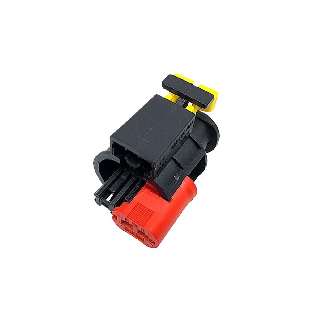 KOOFUR 1/5/10 Set 2/3 Pin Auto Wire Harness Connector Sealed Sen/SOR Fuel Injector Ignition Coil Socket 284426-1 284425-1(2 pin,1 Set)