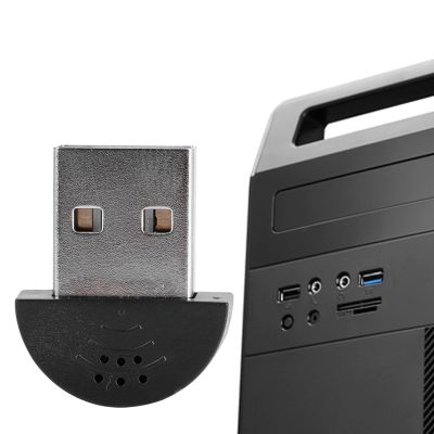 Portable USB Mini Studio Speech Microphone Recording Audio MIC Adapter for Computer PC Laptop Mini USB Microphone Black Noise Cancelling Condenser Mic for Podcasting Streaming Gaming Voice Calls