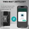 Bluetooth Wallet with tracker for Men, Smart Pop Up Card Holder Wallet Slim Card Case in Leather with Cash Strap (Carbon Black) view 3