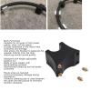HiFi Cable Spike Stand, Anti Vibration Speaker Cable Riser Clip, Aluminum Alloy HiFi Cable Stabilizer for HiFi Speakers, CD DVD Players, Turntables (Black) view 2