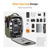 K&F CONCEPT Camera Backpack,Hardshell Photography DSLR Camera Bag with 15-15.6 Inch Laptop Compartment Hard Shell Camera Case Compatible with Canon/Nikon/Sony/DJI Mavic Drone view 2
