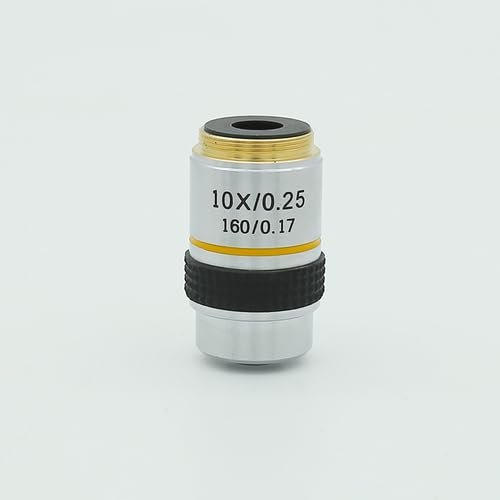 195 Achromatic Objectives Lens for Microscope 4X 10x 40x 100x High Power Lens - (Color: 10X)