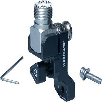 WINDCAMP RC-2 BNC Adapter Quick Release Antenna Support for ICOM 705 ICOM IC-705 Adapted for ARK-705 Shield (RC-2), Black