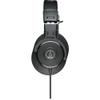Audio-Technica ATH-M30x Professional Monitor Headphones | Black Bundled with Over The Ear Headphones Stand + Cleaning Cloth (3 Items) view 2