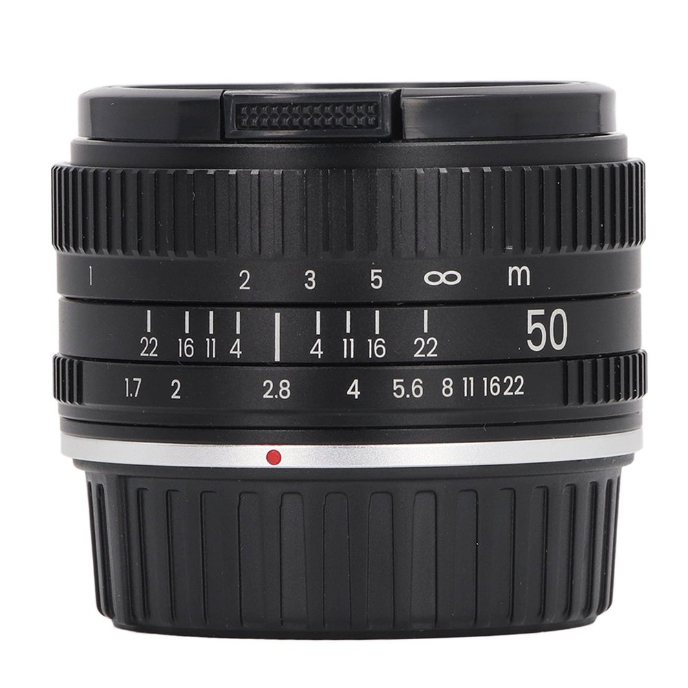Camera Lens, 50mm F1.7 Large Aperture Manual Focus Lens, Full Frame Portrait Lens for DSLR Mirrorless Camera,Large Aperture Standard Fixed Camera Lens